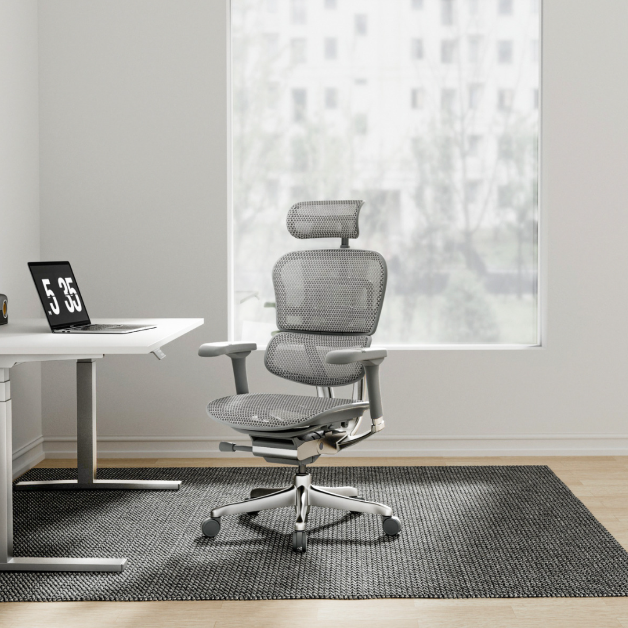 Chaise Ergonomique - Ergohuman Élite Grise