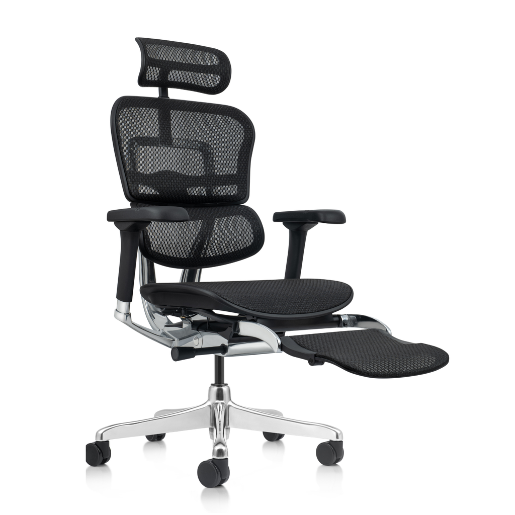 Chaise Ergonomique avec Repose-pied - Ergohuman Élite