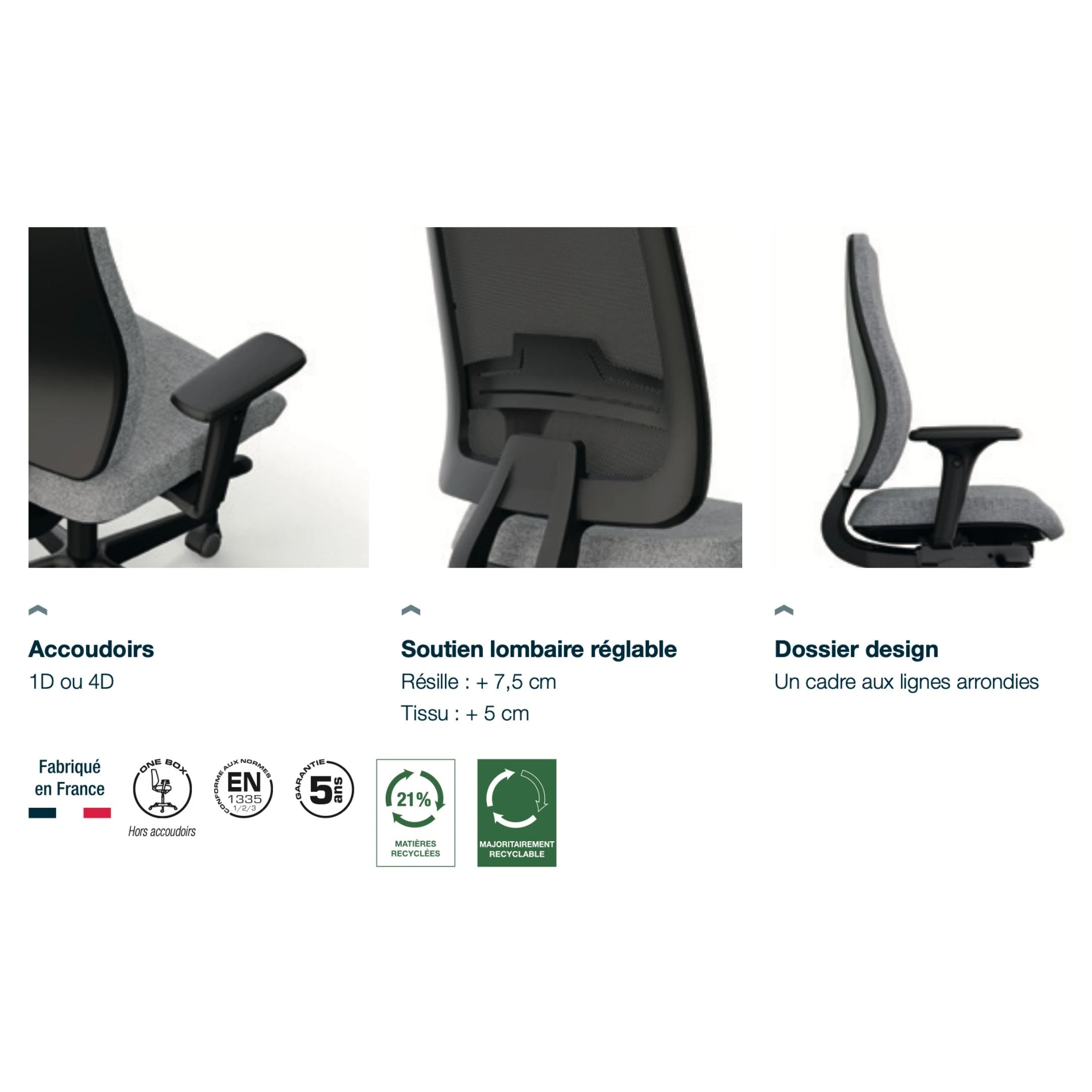 Chaise de bureau - Oscar 2