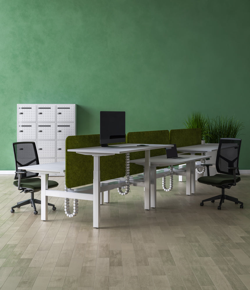 Montée de câbles pour bureau partagé Axel 2