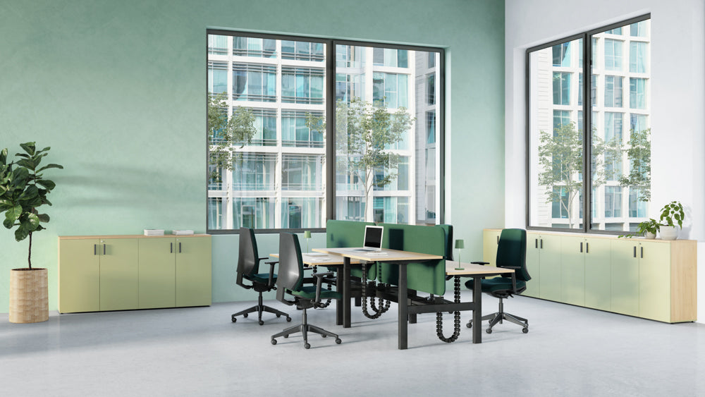Montée de câbles pour bureau partagé Axel 2