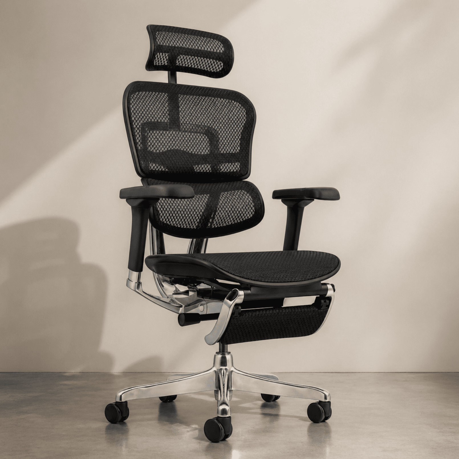 Chaise Ergonomique avec Repose-pied - Ergohuman Élite